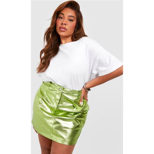 Grande Taille - Mini-Jupe Mé"Tall"isée - 46 - boohoo - Modalova