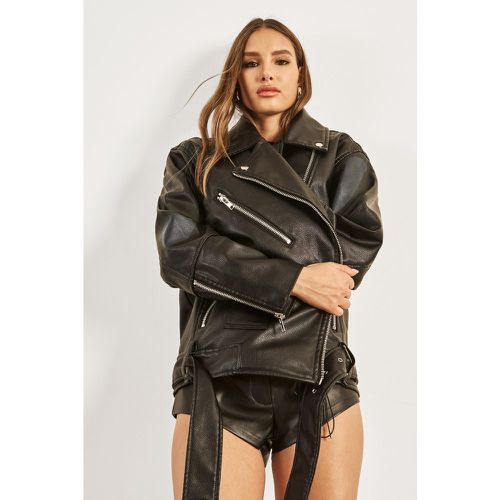 Veste Aviateur Oversize À Ceinture Et Poches - 36 - boohoo - Modalova