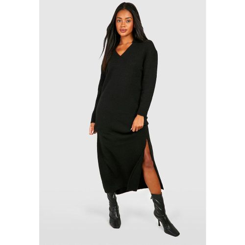 Robe Longue À Col Polo - 36 - boohoo - Modalova