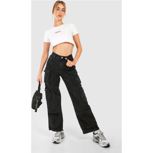Jean Cargo À Poches Multiples - 36 - boohoo - Modalova