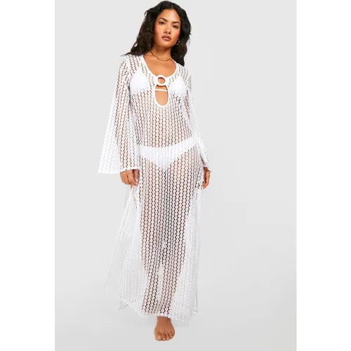 Robe De Plage En Crochet - M - boohoo - Modalova