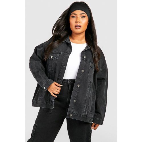 Grande Taille - Veste En Jean Oversize - 46 - boohoo - Modalova