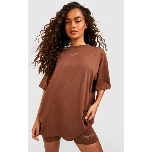 Ensemble Oversize À Slogan Avec T-Shirt Et Short - S - boohoo - Modalova