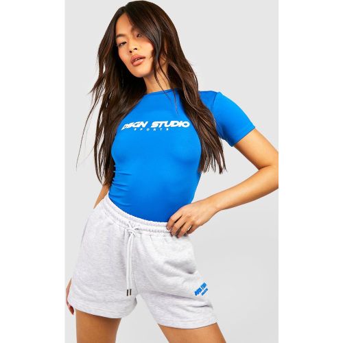 Crop Top De Sport Imprimé - 34 - boohoo - Modalova