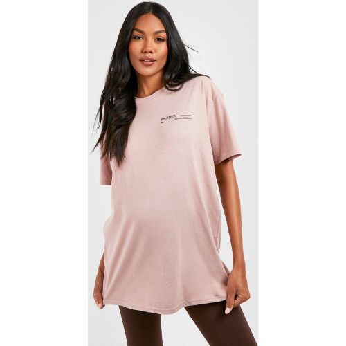 Maternité - T-Shirt De Grossesse Oversize À Slogan Dsgn Studio - S - boohoo - Modalova