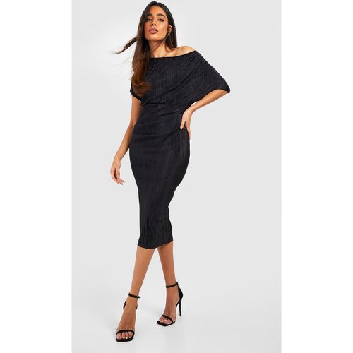 Robe Plissée À Épaules Dénudées - 36 - boohoo - Modalova