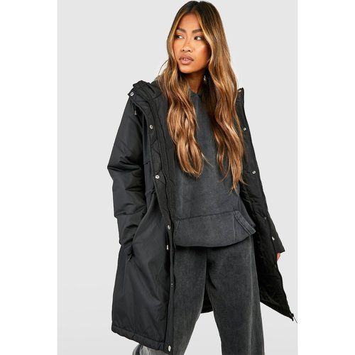 Parka Longue Matelassée - 40 - boohoo - Modalova