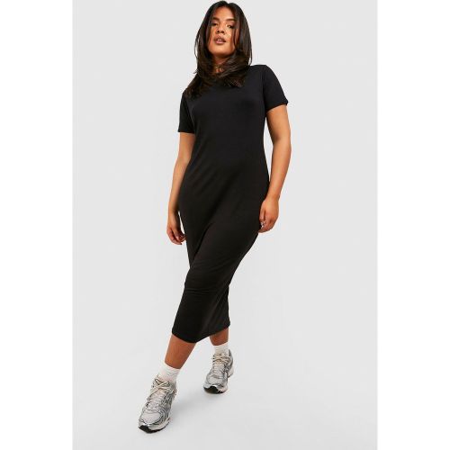 Grande Taille - Robe Mi-Longue À Manches Courtes - 44 - boohoo - Modalova