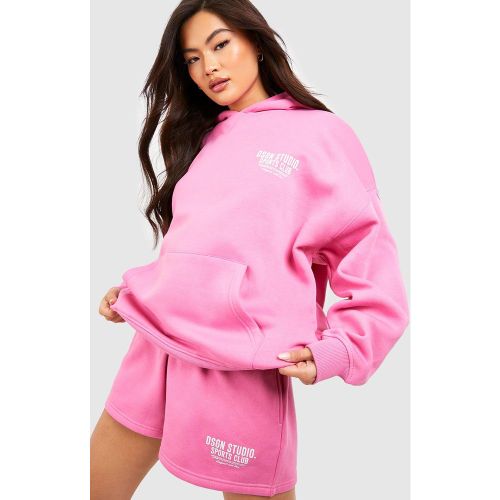 Sweat À Capuche Oversize À Slogan Dsgn Studio - S - boohoo - Modalova