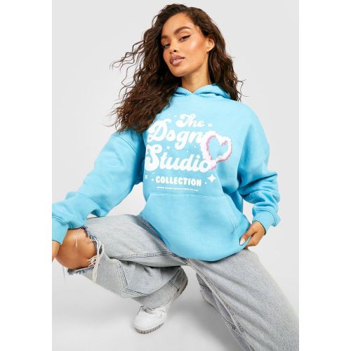 Sweat À Capuche Oversize À Slogan Dsgn Studio - S - boohoo - Modalova