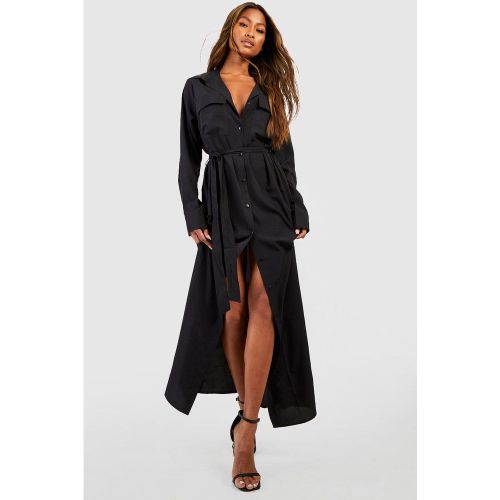 Robe Chemise Utilitaire - 36 - boohoo - Modalova