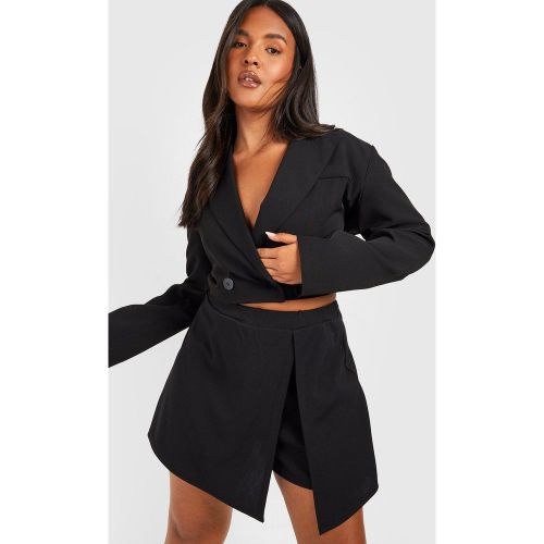 Grande Taille - Jupe-Short Portefeuille - 56 - boohoo - Modalova