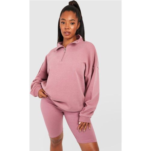 Grande Taille - Ensemble Avec Sweat Oversize Et Short Cycliste - 54 - boohoo - Modalova
