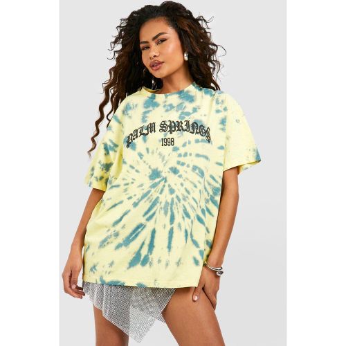 T-Shirt Oversize Tie Dye - M - boohoo - Modalova
