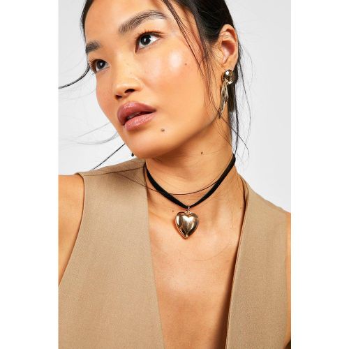 Collier À Pendentif Cœur - One Size - boohoo - Modalova