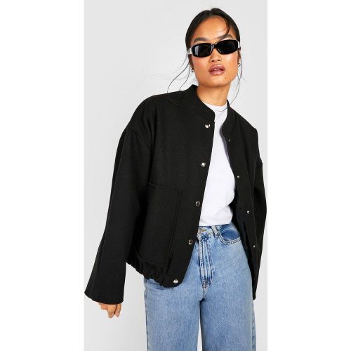 Bomber Oversize En Laine - 36 - boohoo - Modalova