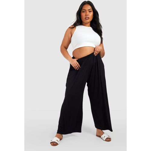 Grande Taille - Pantalon Jupe-Culotte En Jersey - 50 - boohoo - Modalova