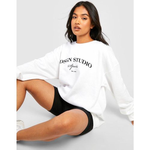 Petite" - Ensemble Avec Sweat Et Short Cycliste - S - boohoo - Modalova