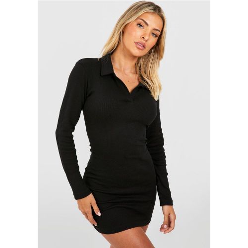 Robe Moulante À Manches Longues - 36 - boohoo - Modalova