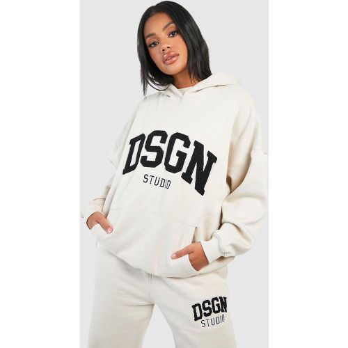 Sweat À Capuche Oversize À Slogan Dsgn Studio - S - boohoo - Modalova