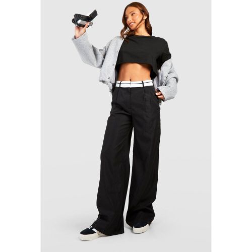 Tall" - Pantalon Large De Tailleur - 38 - boohoo - Modalova