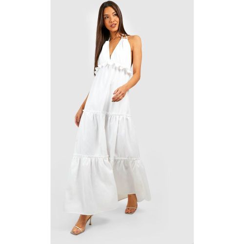 Robe Longue Froncée - 40 - boohoo - Modalova