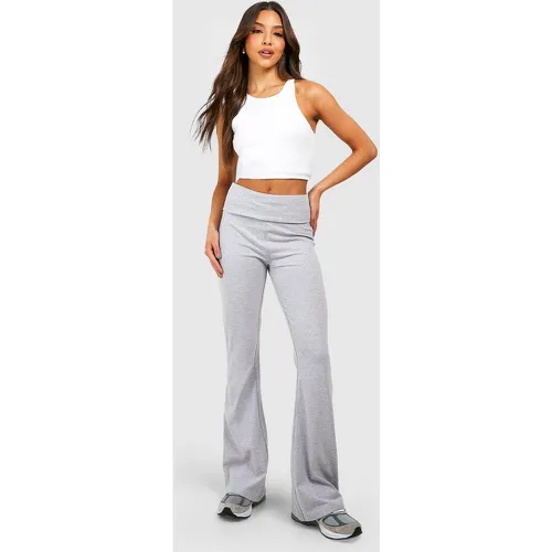 Pantalon De Yoga Flare En Jersey - 38 - boohoo - Modalova