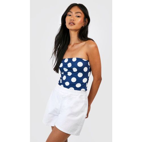 Top Bandeau À Pois - 40 - boohoo - Modalova