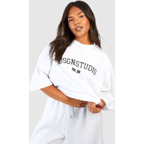 Grande Taille - T-Shirt Oversize À Slogan Dsgn Studio - 44 - boohoo - Modalova