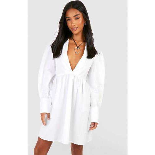 Petite" - Robe Droite En Coton - 34 - boohoo - Modalova