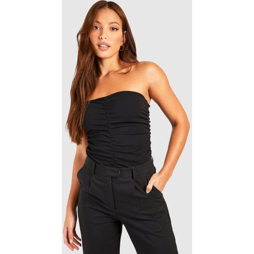 Tall" - Body Bandeau Froncé - 42 - boohoo - Modalova