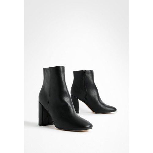 Bottines À Talon Carré - 38 - boohoo - Modalova