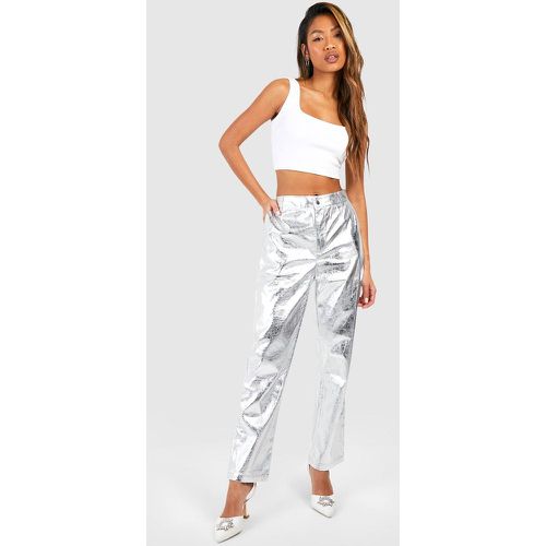 Pantalon Slim Taille Haute - 34 - boohoo - Modalova