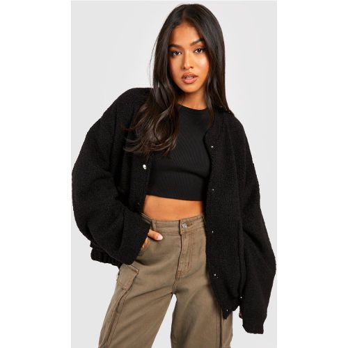 Petite" - Bomber Bouclé - 38 - boohoo - Modalova