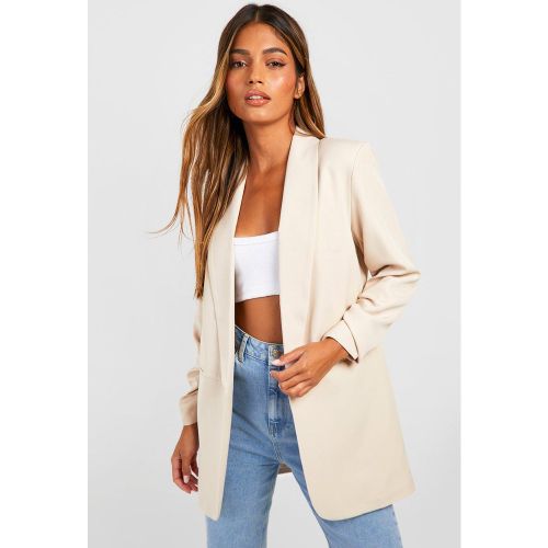 Blazer Cintré À Manches Plissées - 34 - boohoo - Modalova