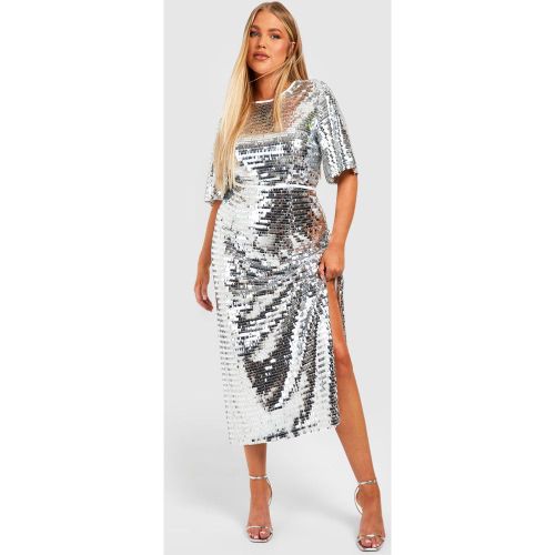 Grande Taille - Robe Longue Pailletée - 44 - boohoo - Modalova