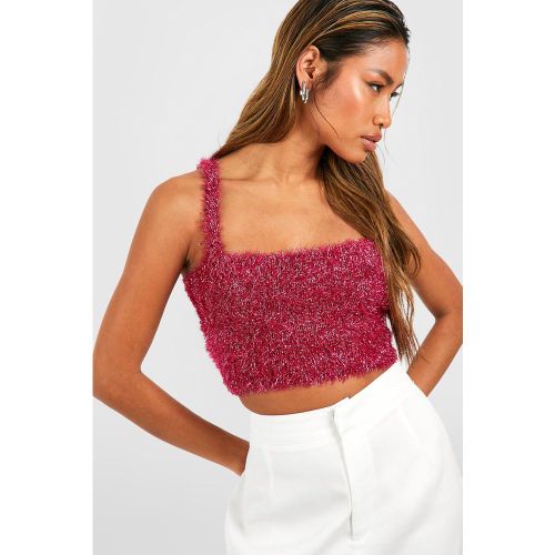 Crop Top Guirlande De Noël - L - boohoo - Modalova