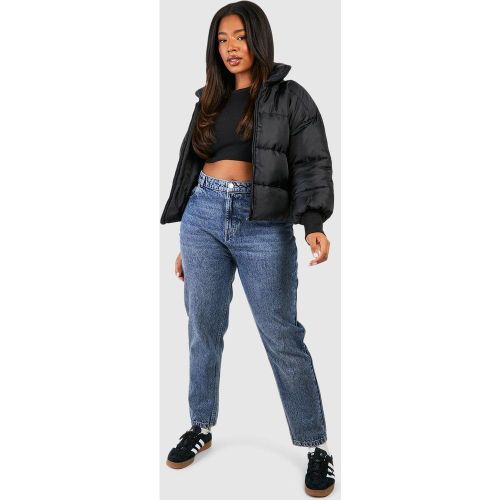 Grande Taille - Jean Mom Délavé - 44 - boohoo - Modalova
