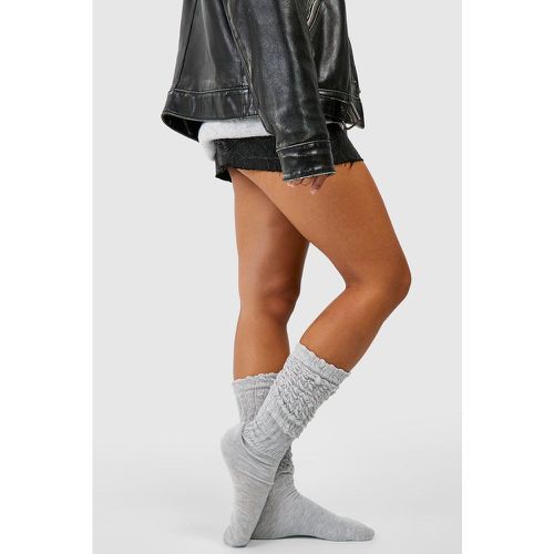 Chaussettes En Maille - One Size - boohoo - Modalova