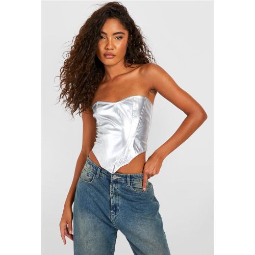 Tall" - Corset Zippé - 40 - boohoo - Modalova