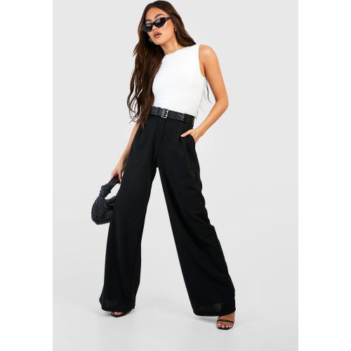 Pantalon Ample - Noir - 34, Noir - boohoo - Modalova