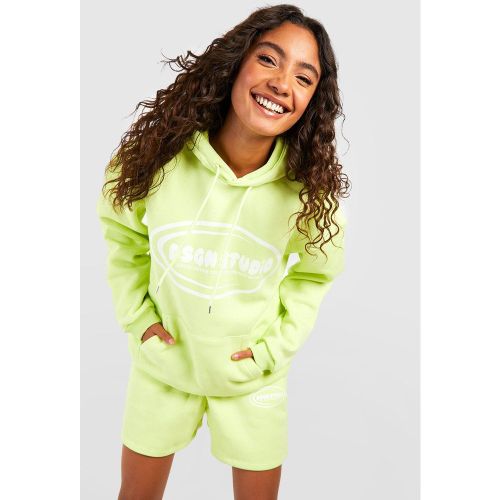 Tall" - Survêtement Avec Short À Slogan Dsgn Studio - S - boohoo - Modalova