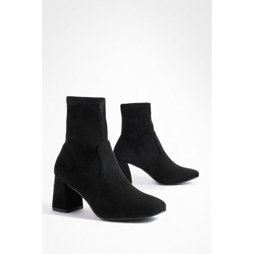 Bottes À Talon Carré - Pointure Large - 37 - boohoo - Modalova
