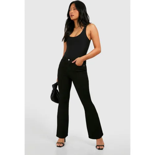 Petite" - Jean Flare Push-Up - 34 - boohoo - Modalova