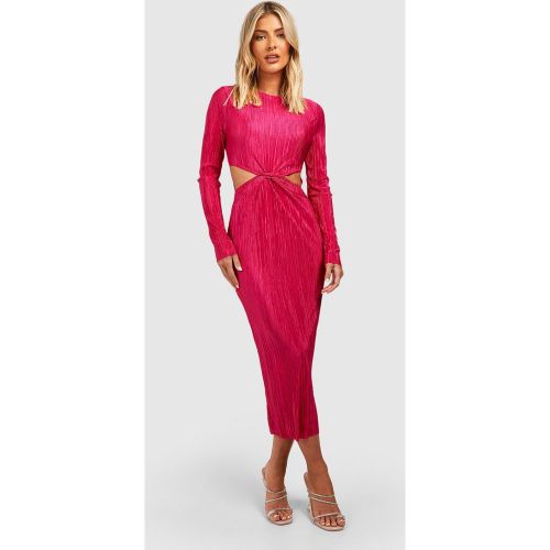 Robe Longue Plissée Découpée - 46 - boohoo - Modalova