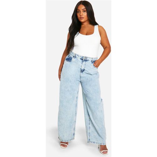 Grande Taille - Jean Droit Basique - 44 - boohoo - Modalova