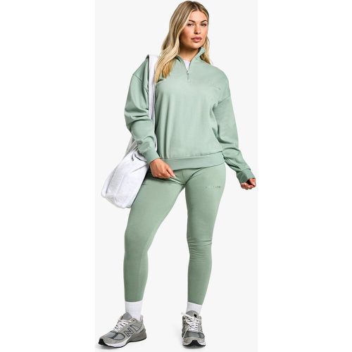 Ensemble Avec Sweat Zippé Et Legging - S - boohoo - Modalova