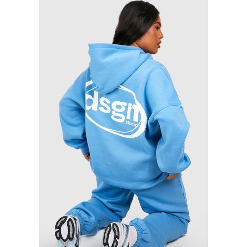 Grande Taille - Sweat À Capuche Oversize Imprimé - 44 - boohoo - Modalova