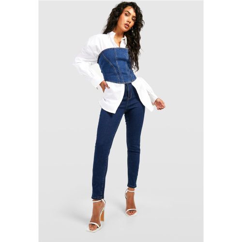 Jean Skinny Super Stretch Taille Haute - 34 - boohoo - Modalova