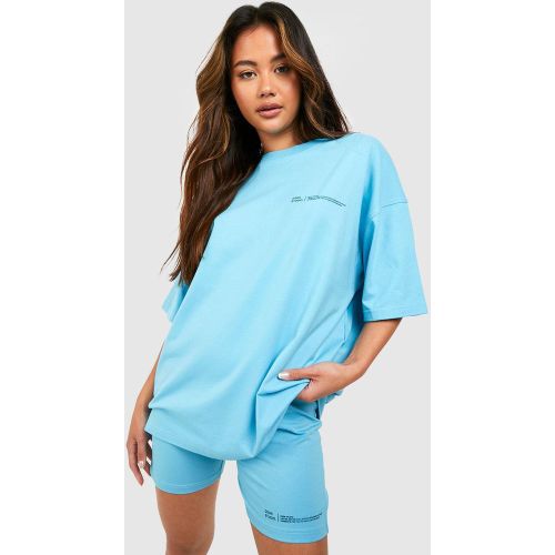 Ensemble Avec T-Shirt Oversize Et Short Cycliste - S - boohoo - Modalova